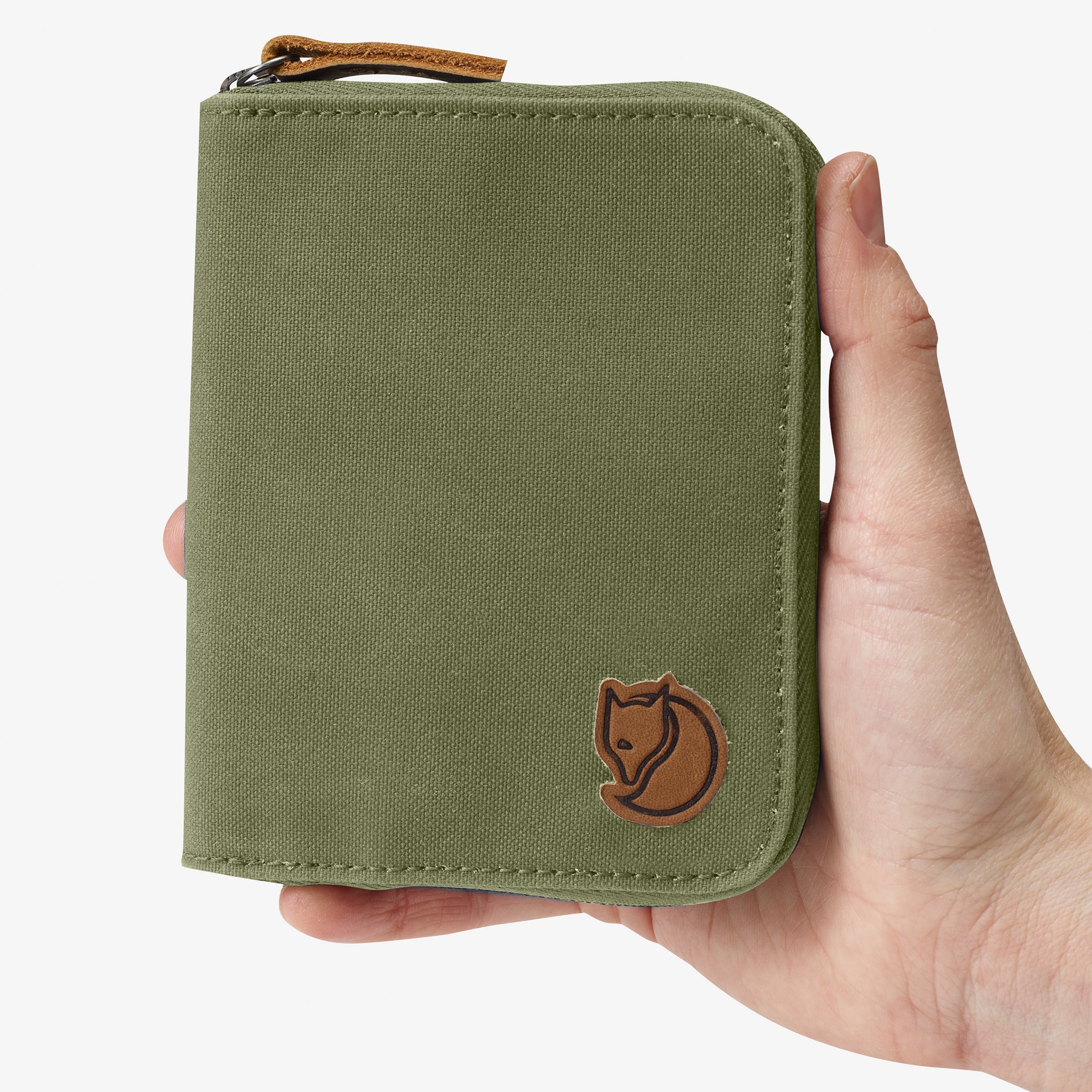 Leather Key Ring Zip Coin Pouch Card ID Holder Wallet | Finelaer