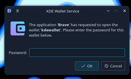 Disable chrome kwallet prompt? - Applications - openSUSE Forums