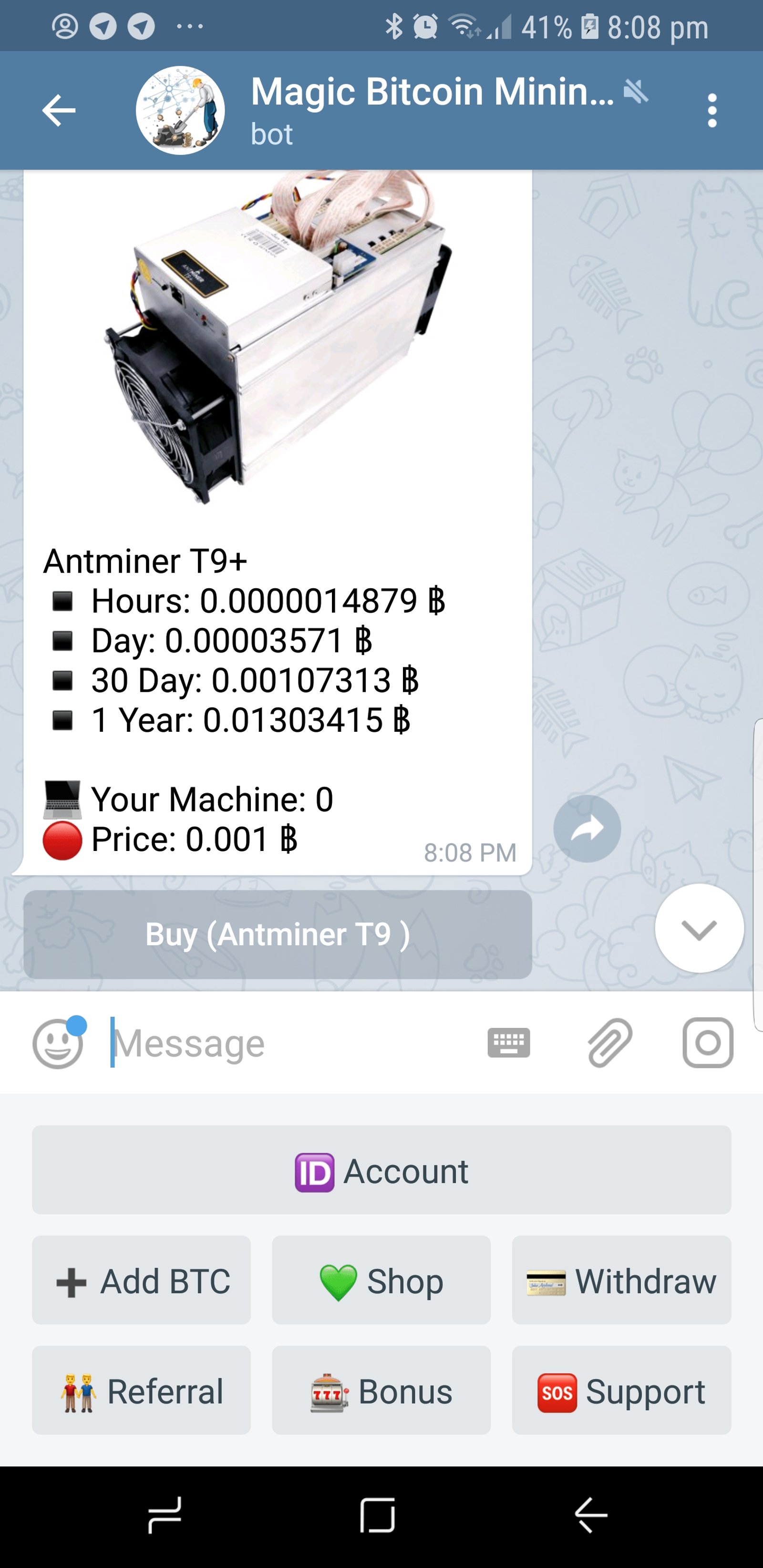 Free Ethereum Mining Telegram Bot | VU Insider Forums