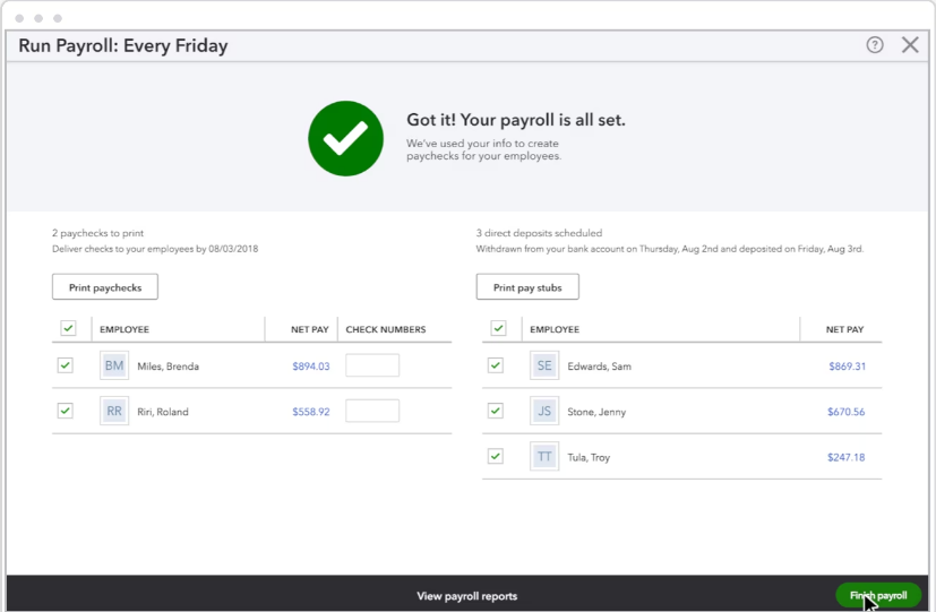 Solved: Direct Deposits Security Limits in QuickBooks® | 