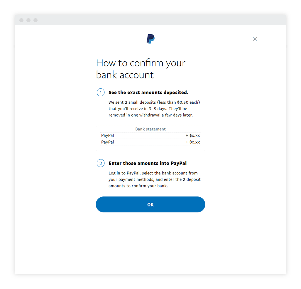 How do I confirm my bank account with PayPal? | PayPal IN