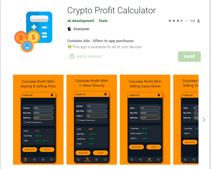 Bitcoin Calculator & Cryptocurrency Converter | Tools 4 Monitoring - Android monitoring apps