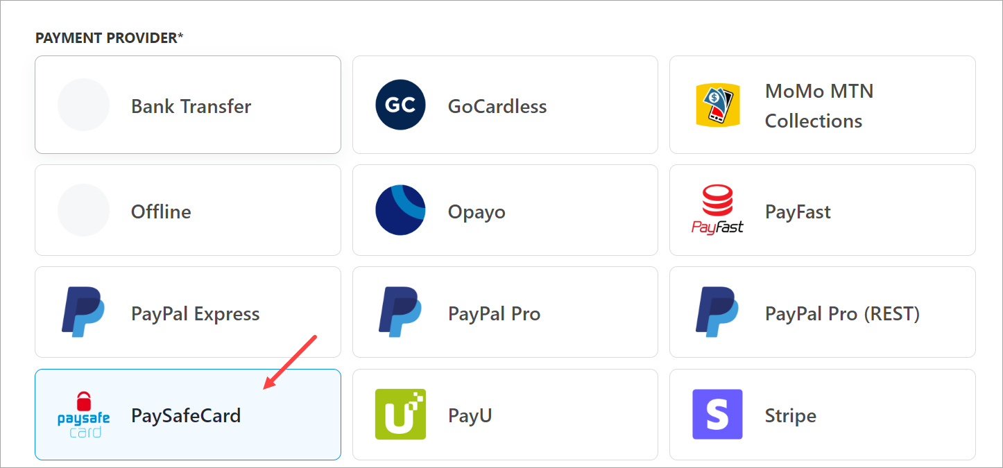 PayPal to Paysafecard