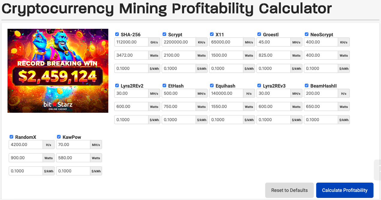 How to Calculate The Profit of Mining Litecoin LTC