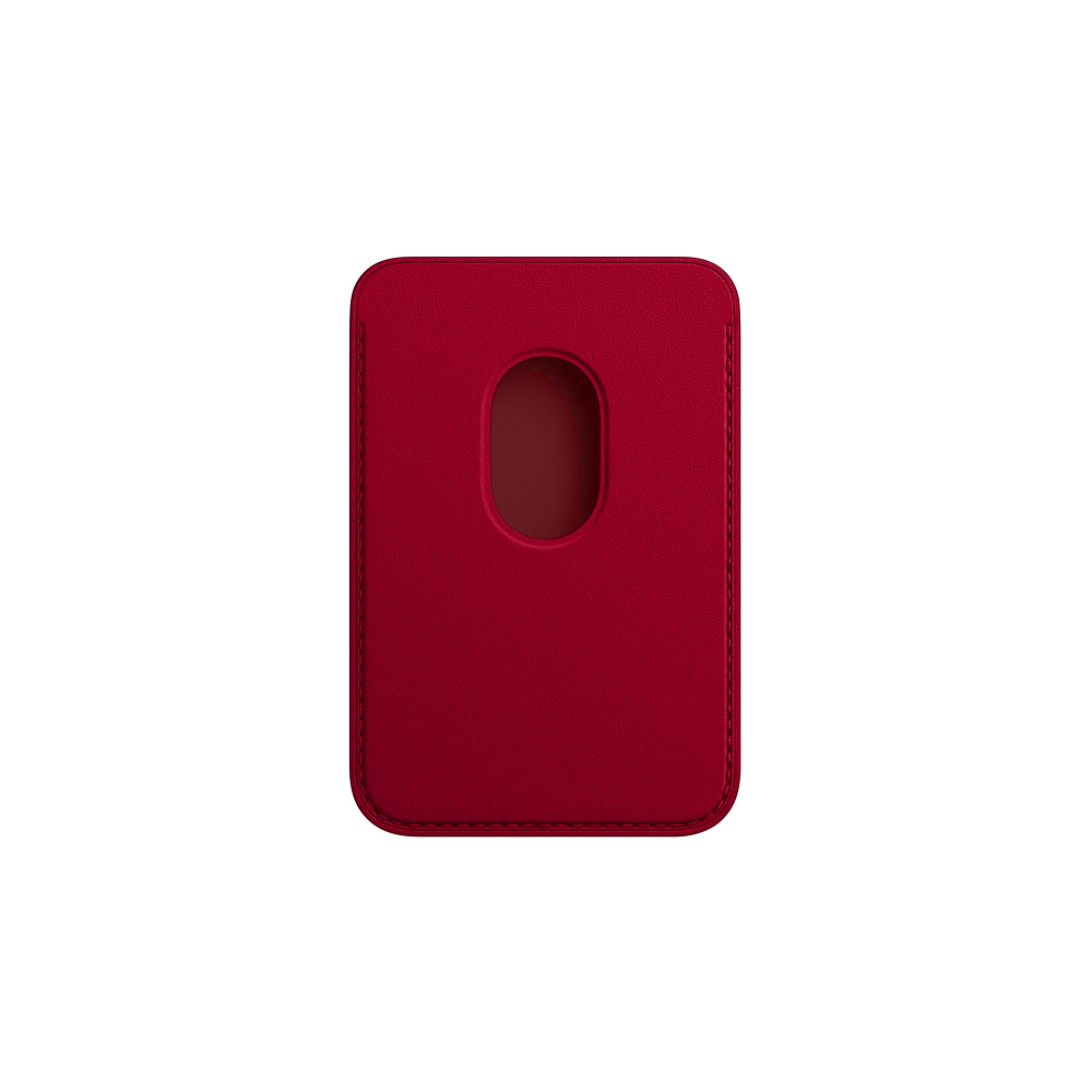 iPhone Leather Wallet Case with MagSafe Red