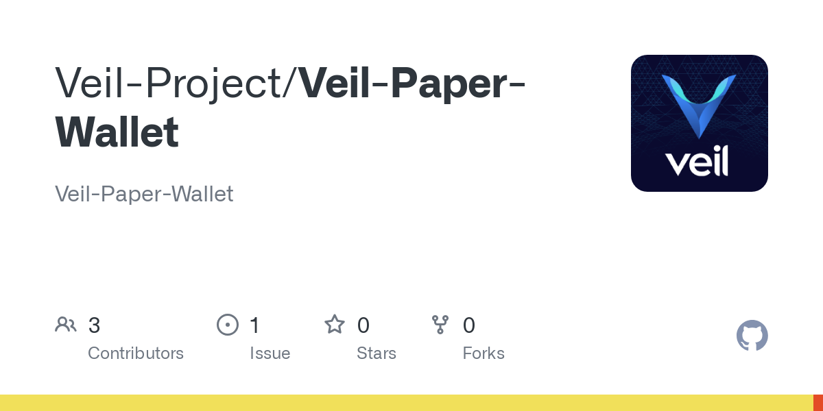 Trust Wallet Integration · Issue # · Veil-Project/veil · GitHub