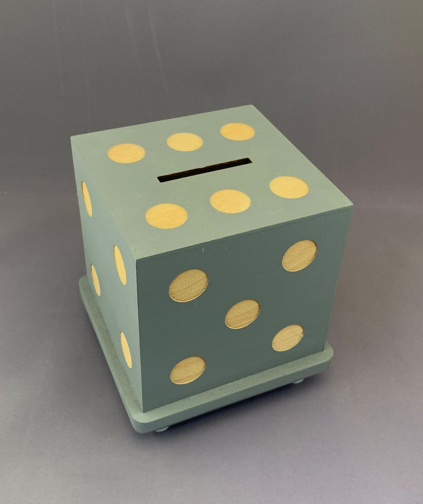 Dice Coin Bank (ASSORTED) – Glass Onion Originals