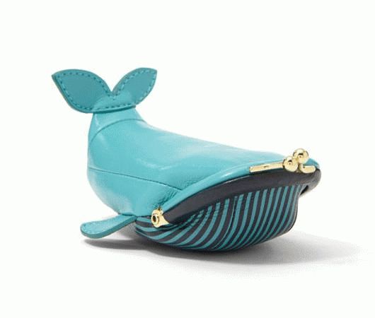 Handmade mini Whale pouch - Shop BeenBean Coin Purses - Pinkoi