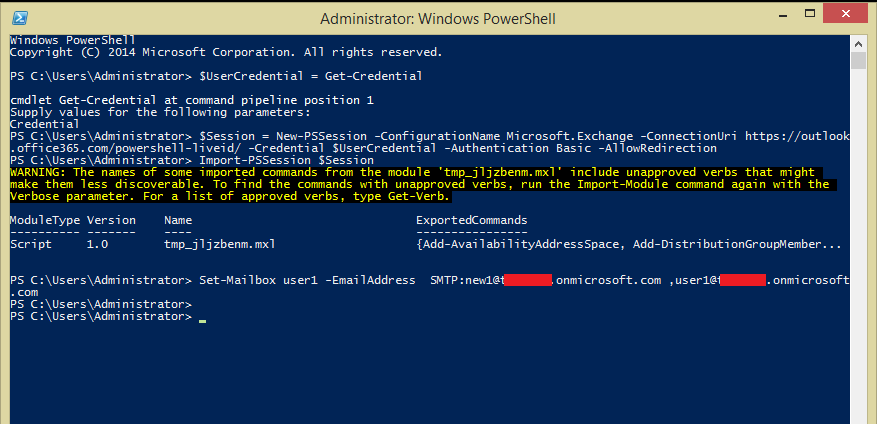Exchange Manually Configure Email Addresses Using PowerShell