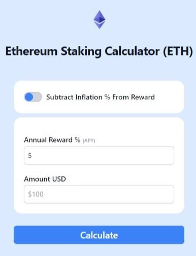 Crypto Staking Calculator | Staking Rewards & Assets | Guarda