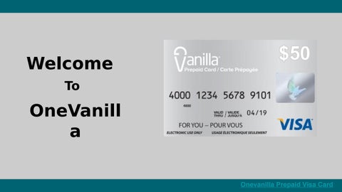 OneVanilla Prepaid Visa Cards Make Shopping Easy | Pieces of a Mom