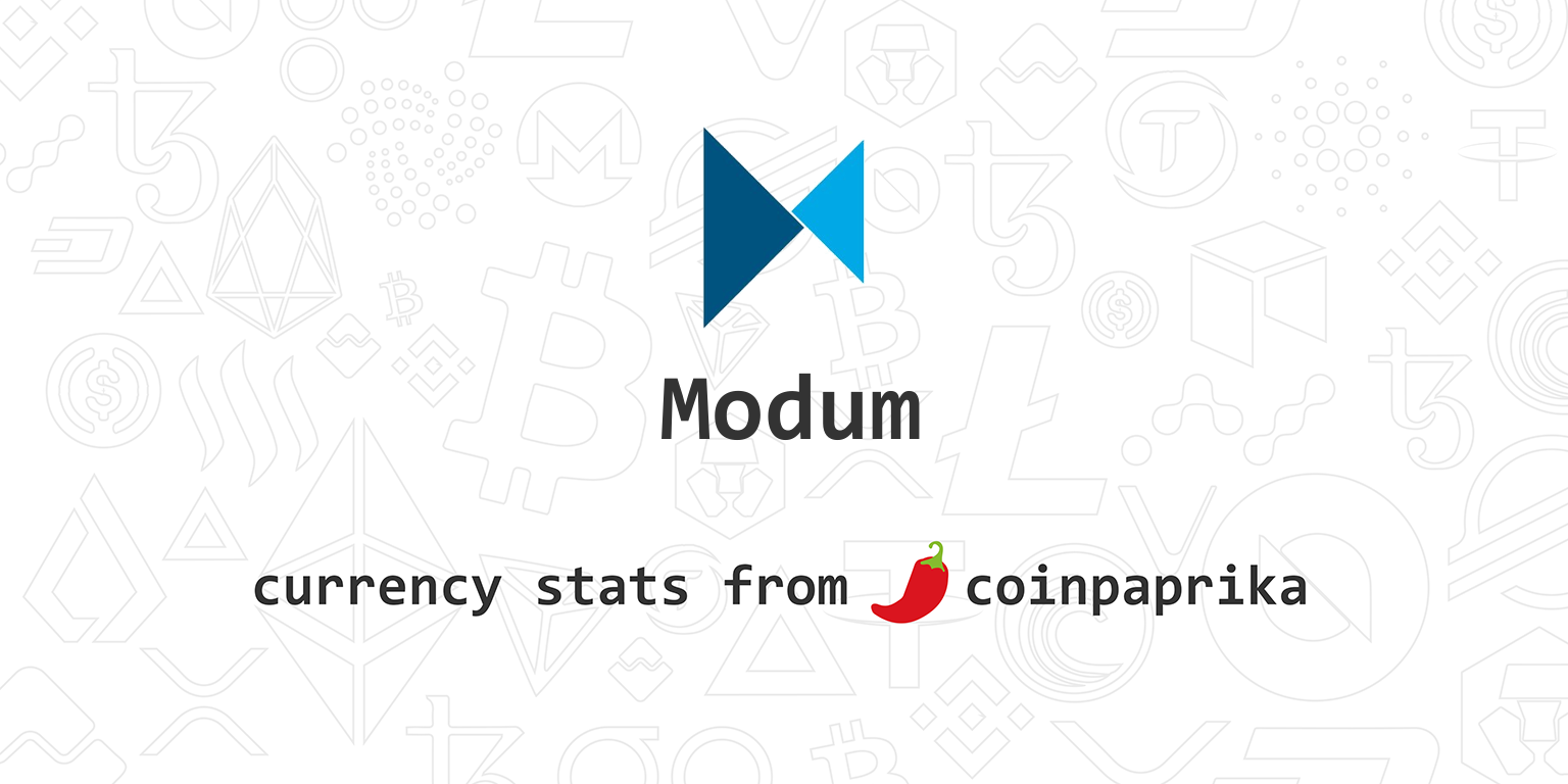 Modum (MOD-USD) Historical Prices | CoinCarp