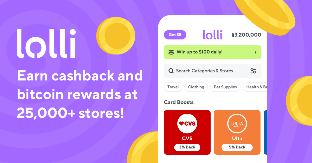 ‎Lolli: Earn Cashback & Bitcoin on the App Store