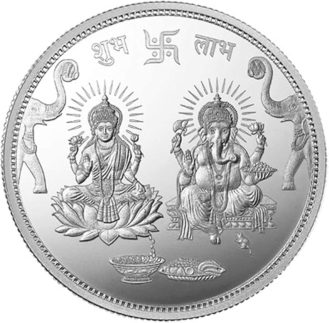 Buy Silver Laxmi Coin 25Gm Online P N Gadgil & Sons