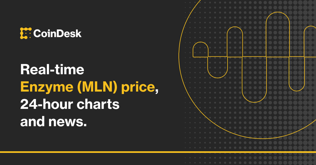 Enzyme price now, Live MLN price, marketcap, chart, and info | CoinCarp