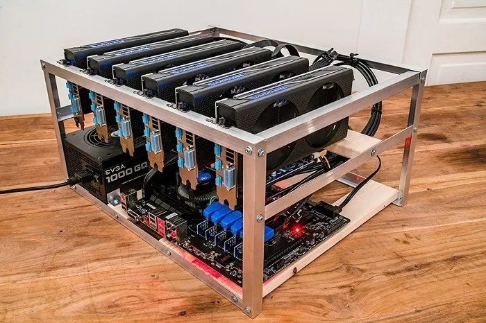 Vikrant Tech Etherium Mining Rig 8 Gpu Importer from New Delhi