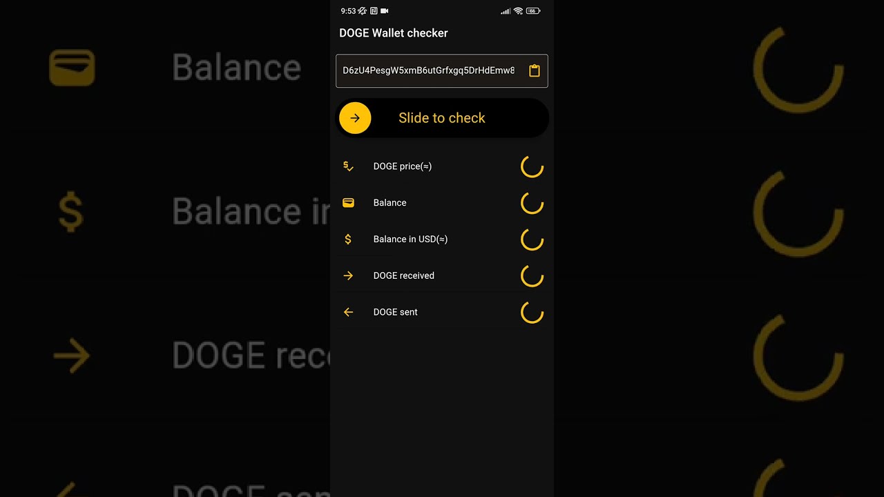 DOGECoin wallet balance checker - Sloppy Codes