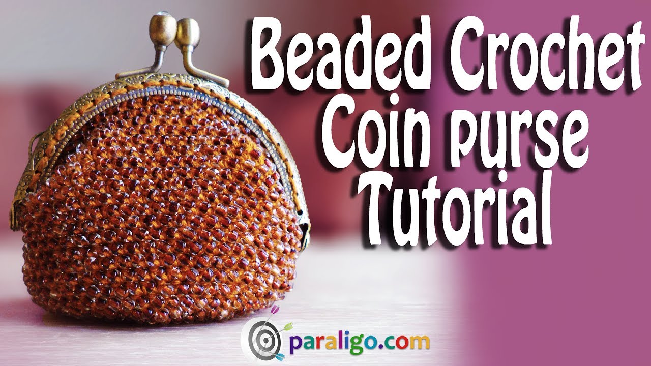 How to Bead a Coinpurse Part 2 | Beaded jewelry diy, Diy beads wallet, Beaded bags