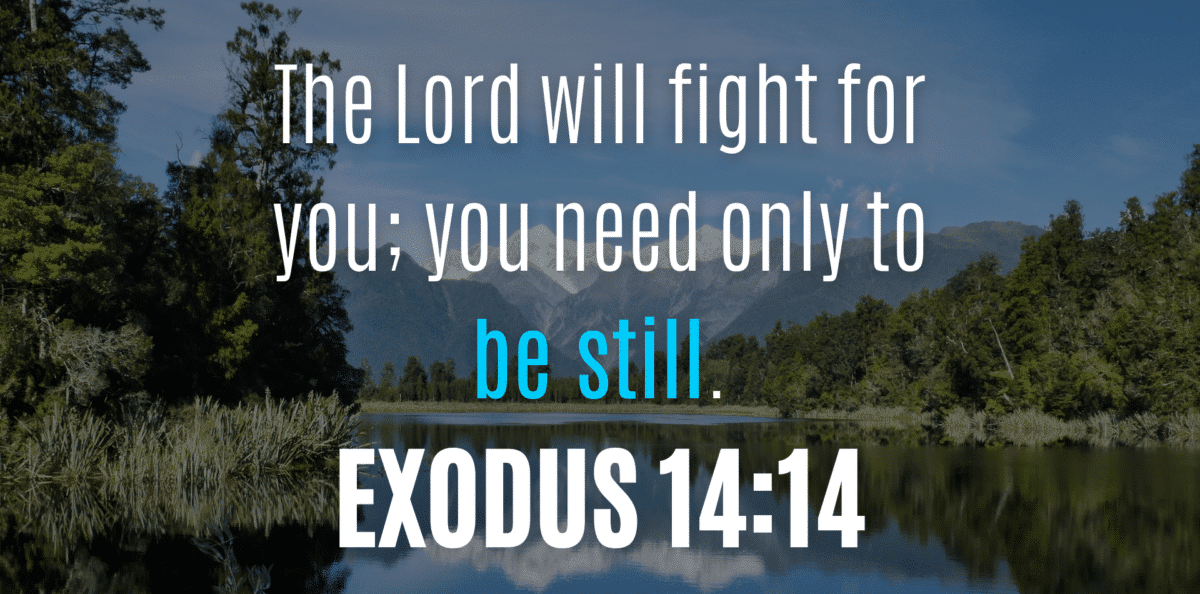 What does it mean that God fights our battles (Exodus ; Deuteronomy )?