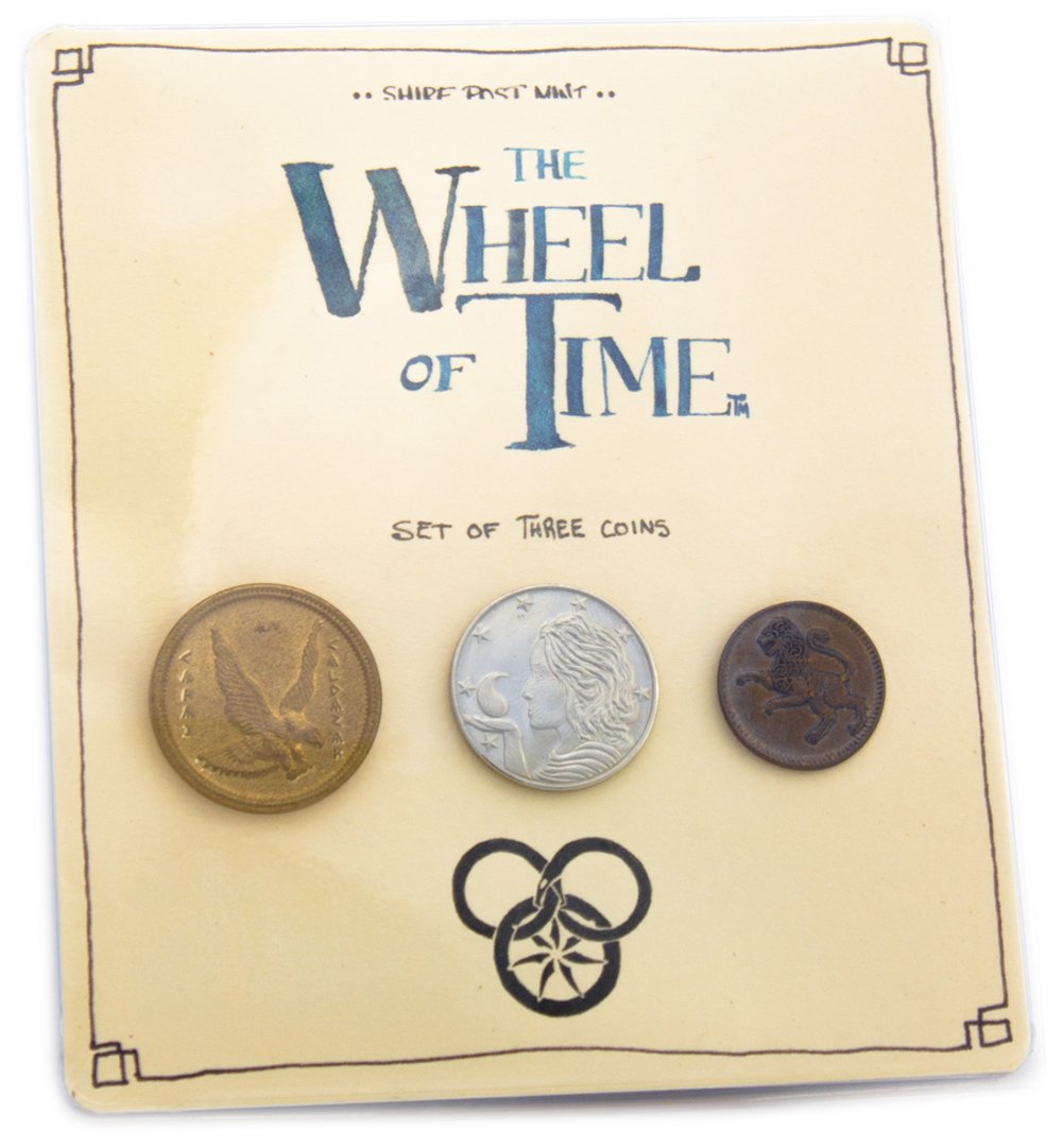 THE WHEEL OF TIME TIDBITS - The Wheel of Time Set of 3 coins