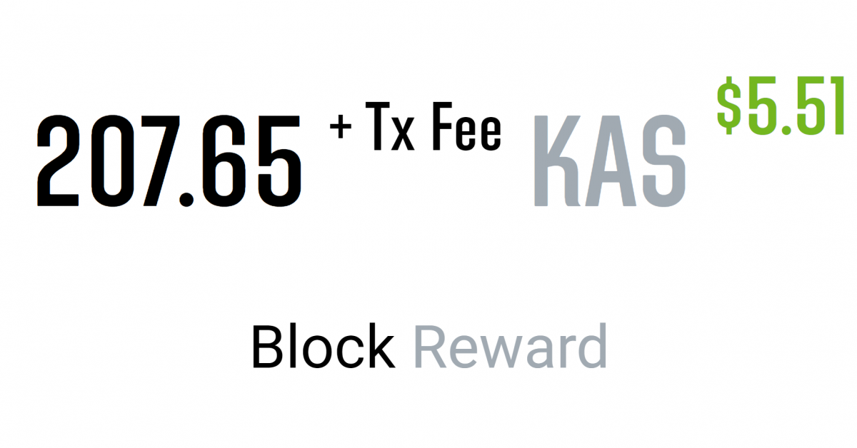 Kaspa (KAS) mining profitability calculator