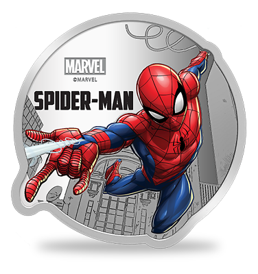 Spider-Man 1oz Silver Coin – Marvel | New Zealand Mint