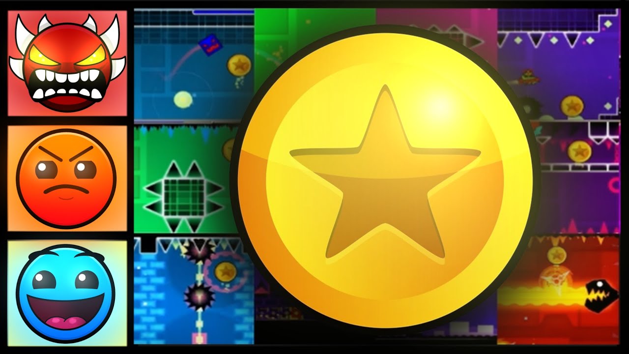 Geometry Dash Hardest Coins List Quiz - By bigmanoboe