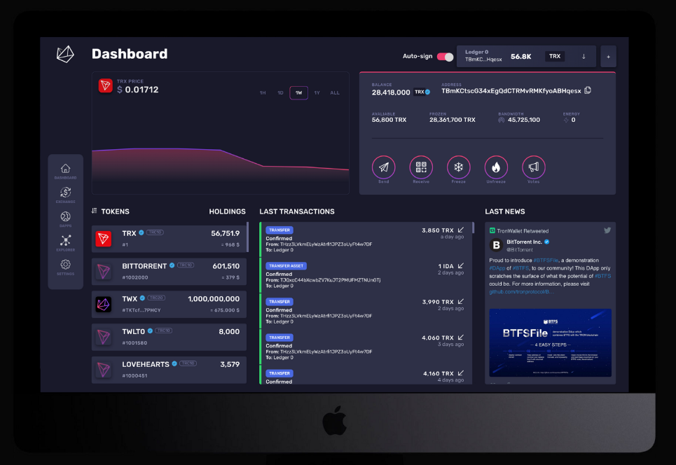 TronWallet: Bitcoin Blockchain Wallet Free Download