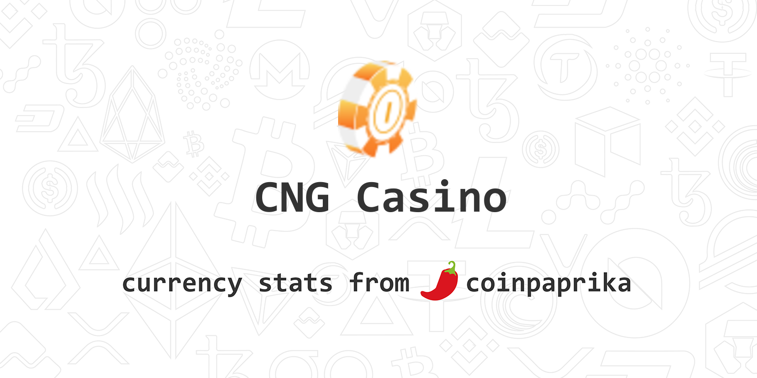 Convert 1 CNG to USD - CNG Casino price in USD | CoinCodex