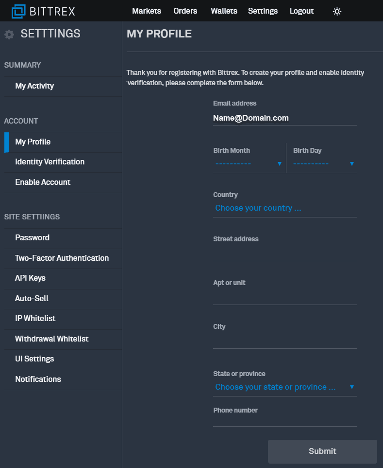 Bittrex Global Login | Log In To Your Bittrex Global Account