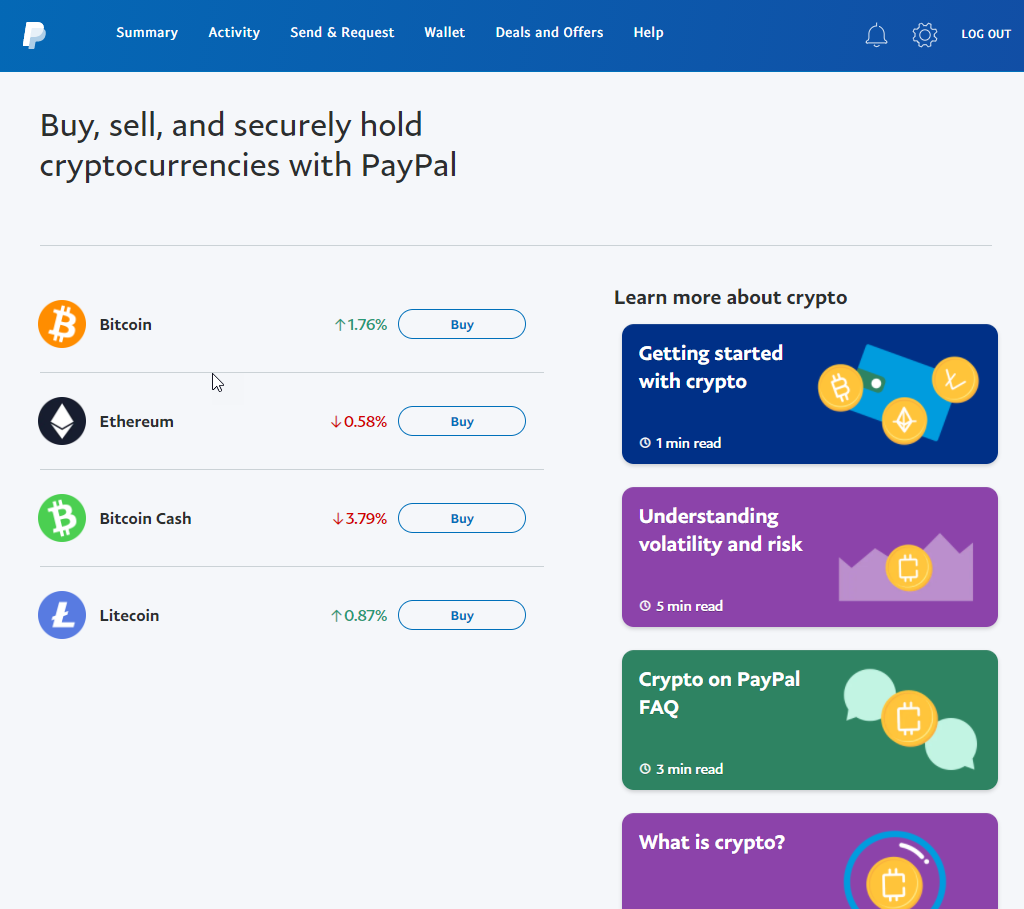 Buy Bitcoin with PayPal | Ledger