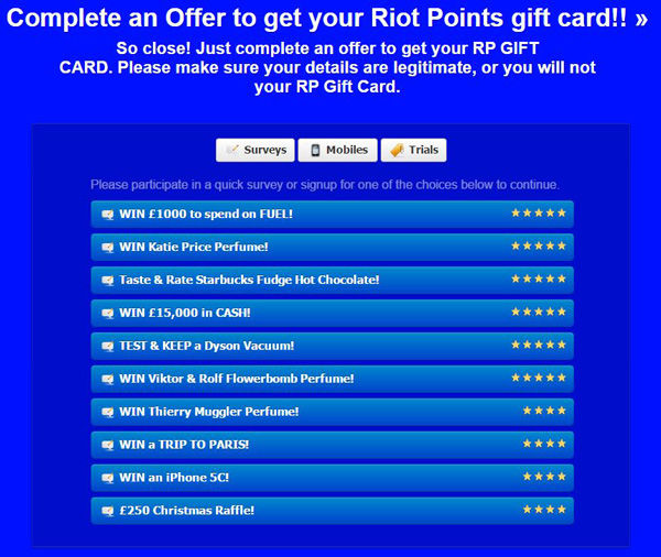 Riot Points | League of Legends code from $25 | bitcoinlog.fun