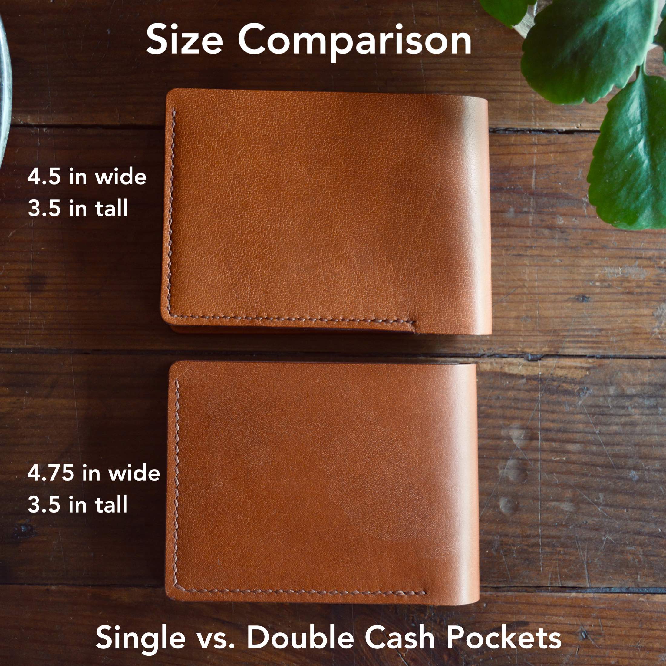 Small 2 Zip Coin Purse - Ace Leather Goods, Inc.