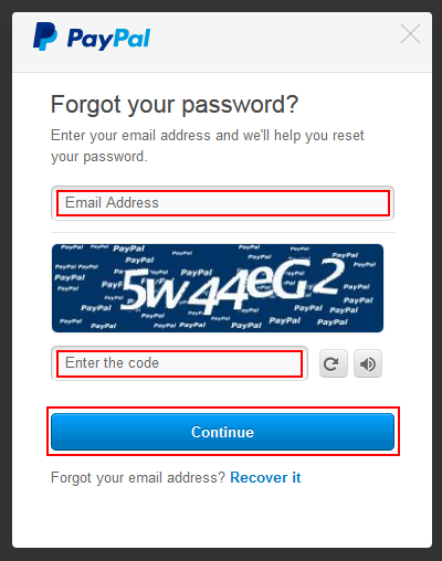 I’ve forgotten my password. How do I reset it? | PayPal HK