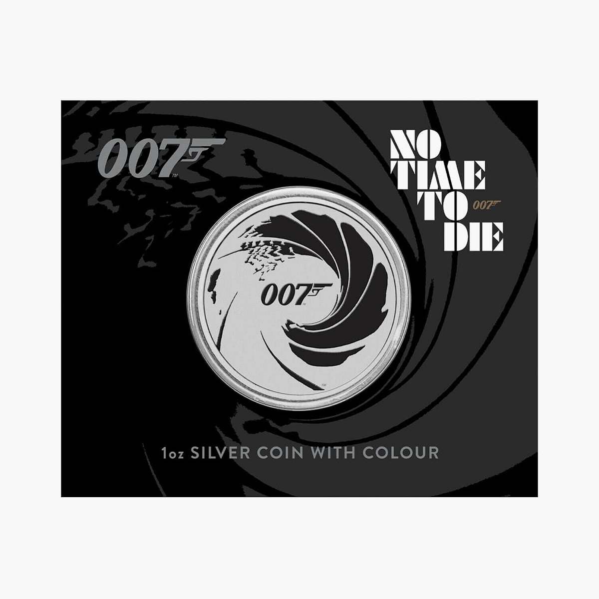 Movie Poster James Bond-No time To die -5G Silver foil