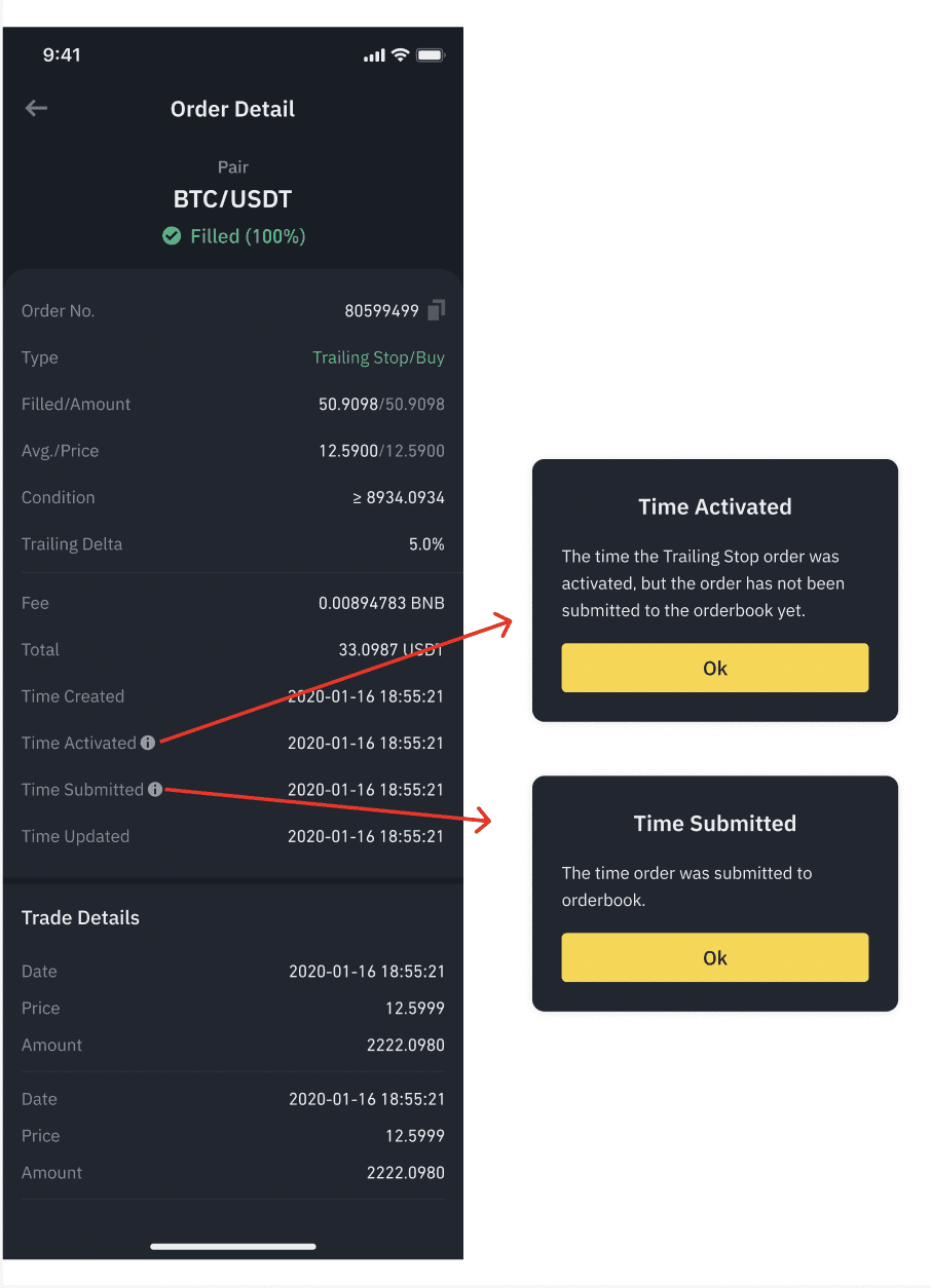 Market Order Trailing Stop - Futures API - Binance Developer Community