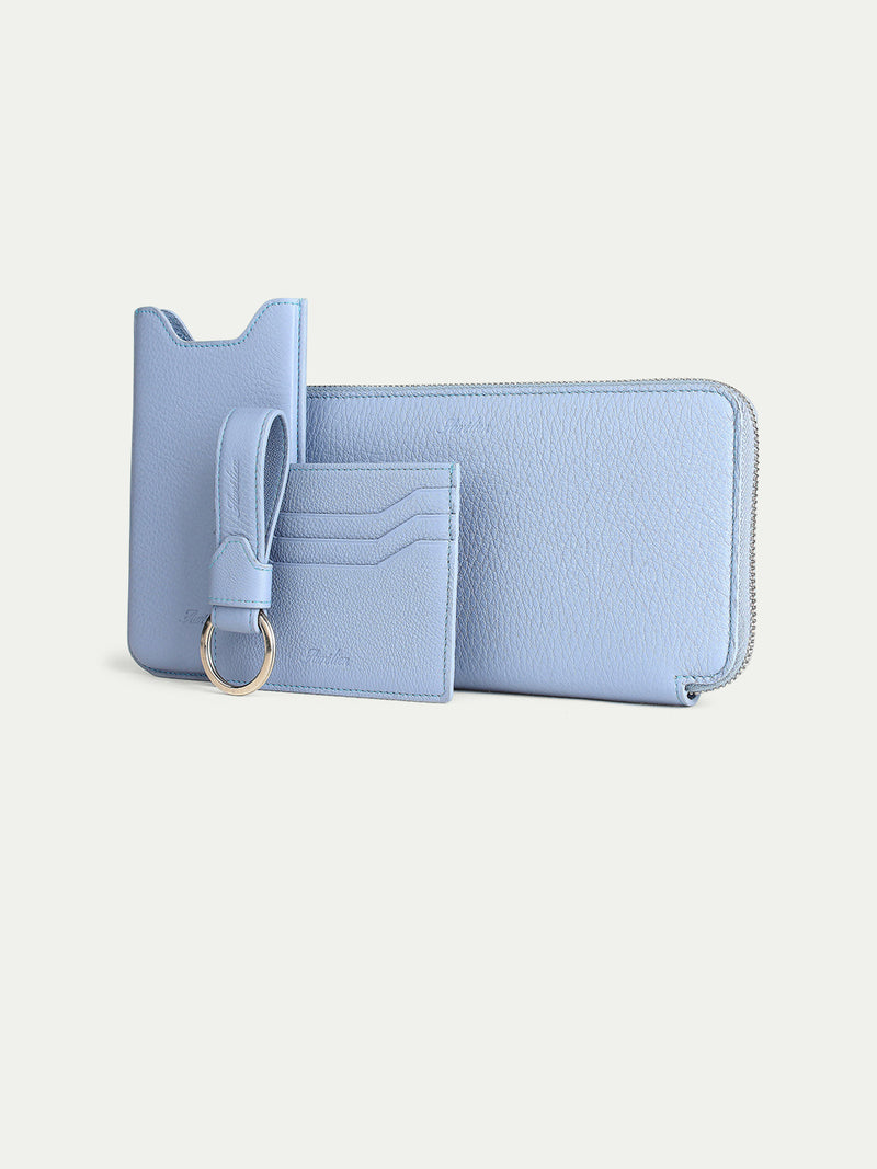 LIGHT BLUE WALLET - papiroga