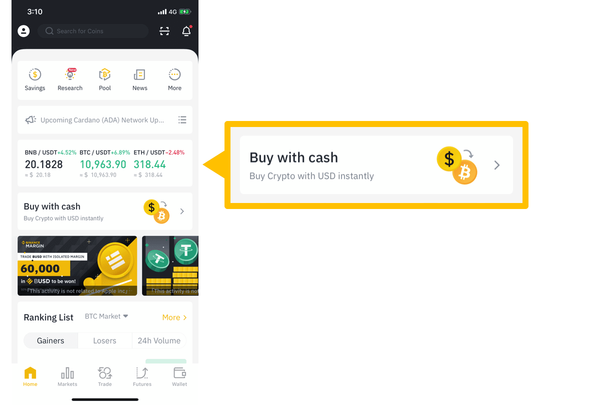 How to Buy Bitcoin with Credit Card on Binance?