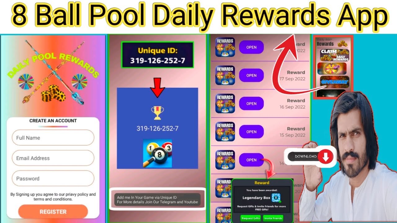 8 Ball Pool Free Rewards coins for Android - Download the APK from Uptodown