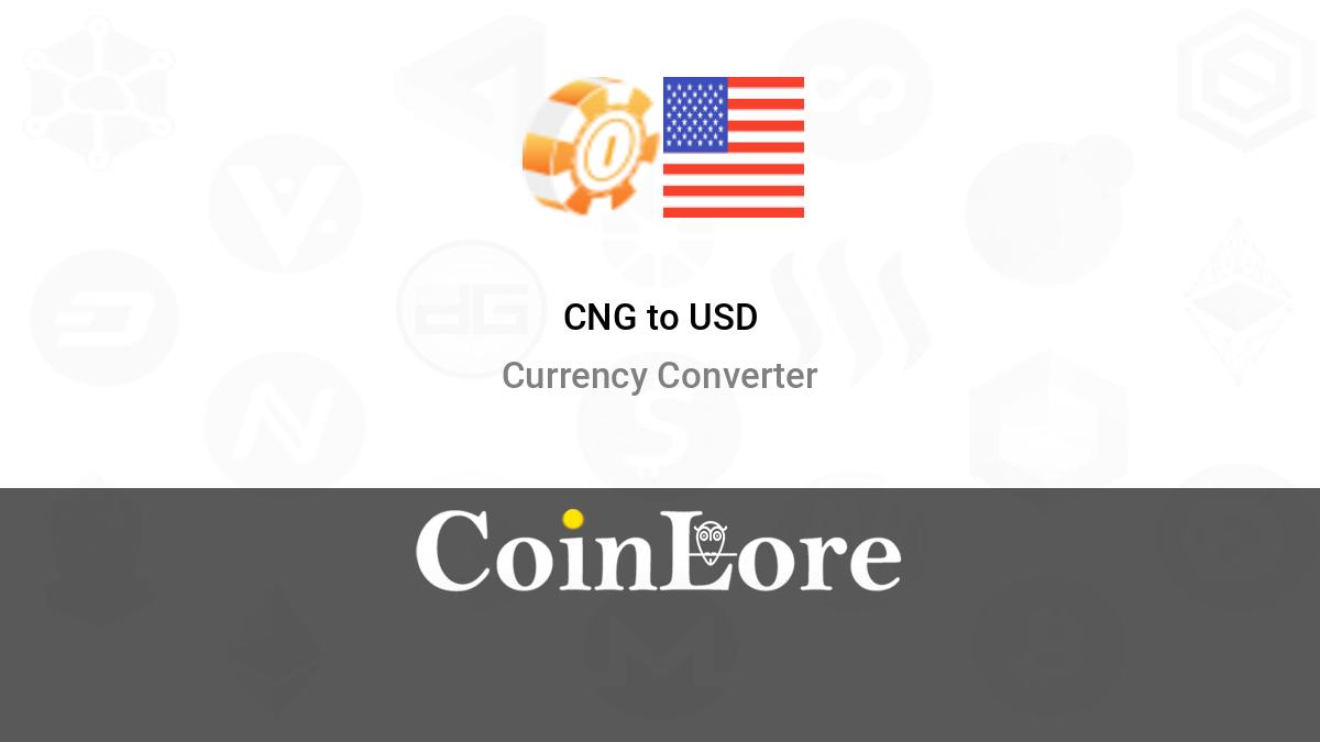 Changer (CNG) live coin price, charts, markets & liquidity