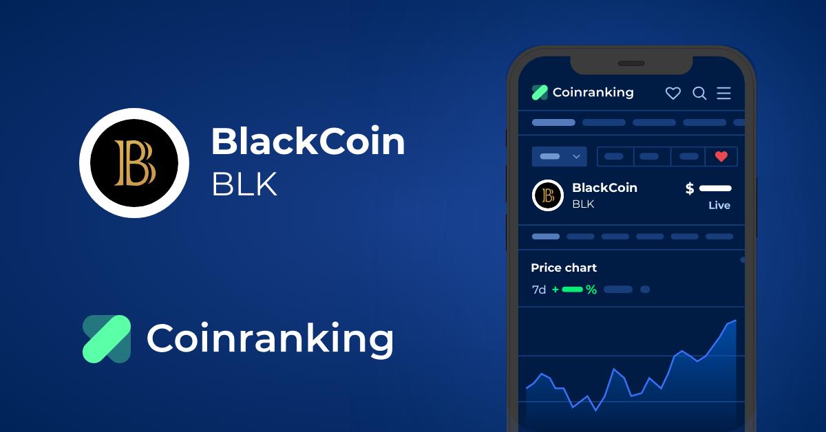 BlackCoin Exchanges - Buy, Sell & Trade BLK | CoinCodex