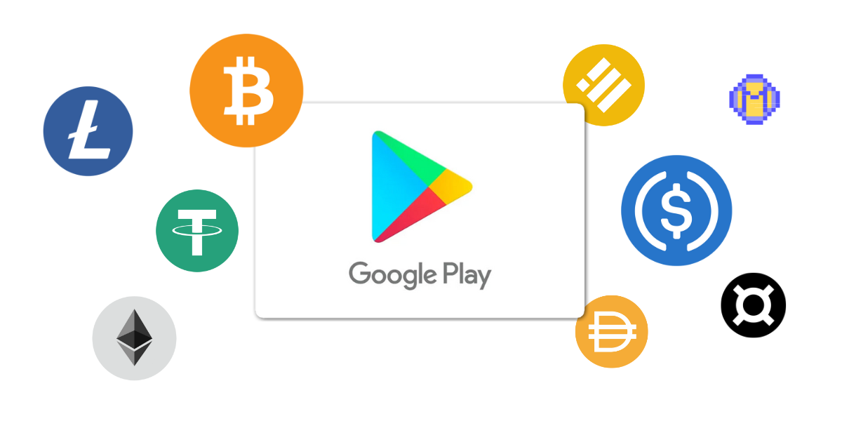 Buy Google Play gift cards with Bitcoin and Crypto - Cryptorefills