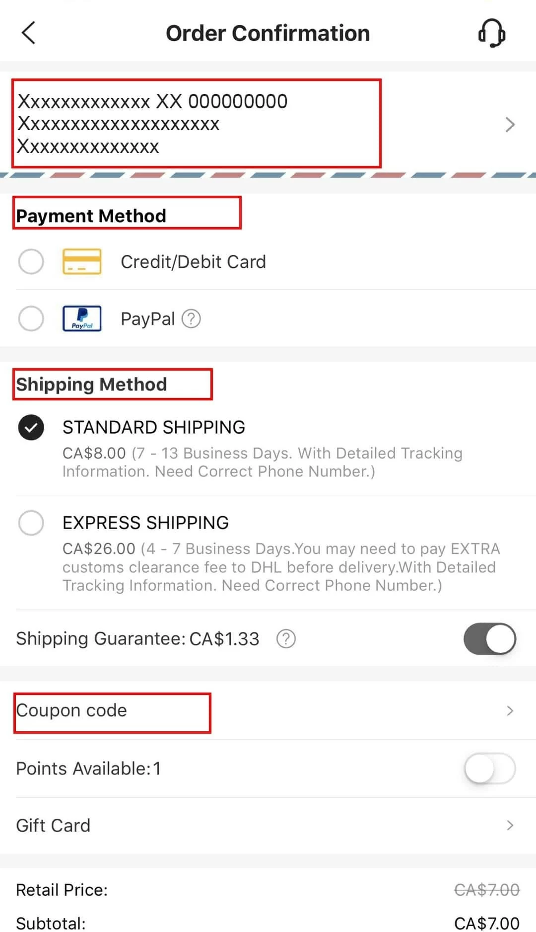 Paypal Express Checkout error when using Coupons