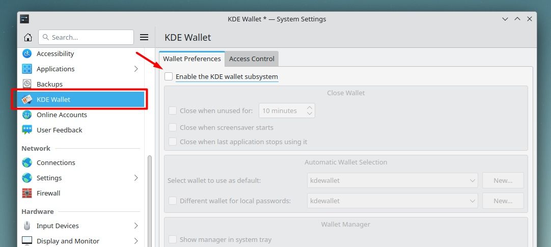 KWalletManager - KDE Applications