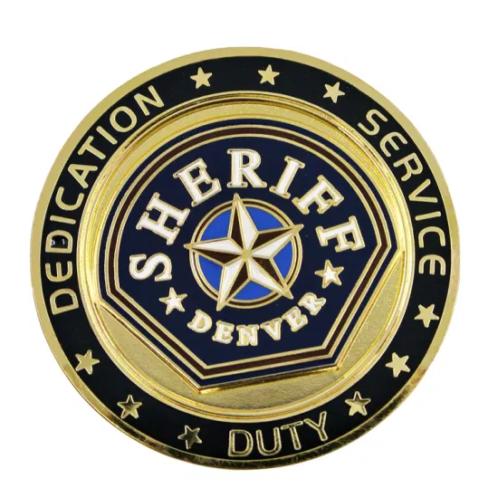 Custom Coins | Sheriff Custom Challenge Coins | GS-JJ ®