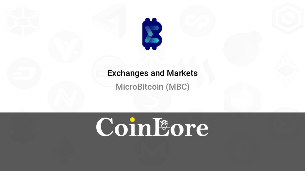 Micro Bitcoin Finance (MBTC) live coin price, charts, markets & liquidity