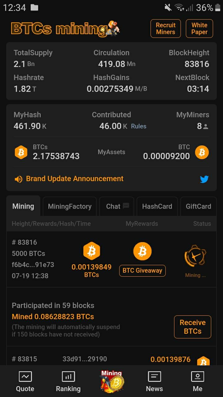 Bitcoin Minetrix | Stake BTCMTX On Ethereum To Mine BTC