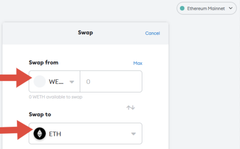 ETH to GAS Exchange | Convert Ethereum to Gas on SimpleSwap