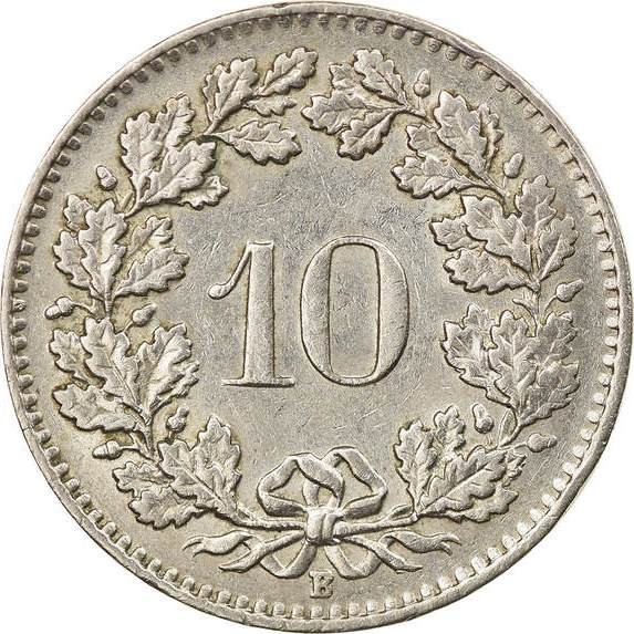 SWITZERLAND / Helvetica 10 rappen coin £ - PicClick UK