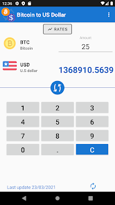 BTCUSD Bitcoin US Dollar - Currency Exchange Rate Live Price Chart